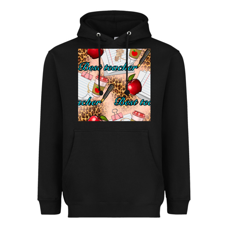 Best Teacher Seamless Pattern Heavyweight Hoodie by BundleAndBundleShop | Teevron