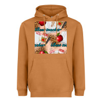 Meerkat Best Teacher Seamless Pattern Heavyweight Hoodie - BundleAndBundleShop