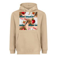 Mushroom Best Teacher Seamless Pattern Heavyweight Hoodie - BundleAndBundleShop