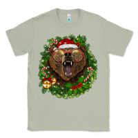 Matcha christmas bear  wreath Classic Tee - BarkalooDesign