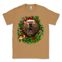 Toasted Coconut christmas bear  wreath Classic Tee - BarkalooDesign