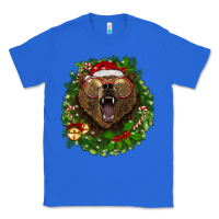 True Royal christmas bear  wreath Classic Tee - BarkalooDesign