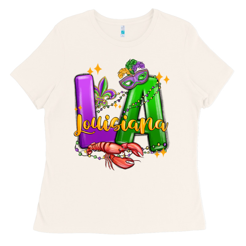 Louisiana Mardi Gras Ladies Tee by MaliasSmallBusiness | Teevron