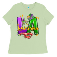 Matcha louisiana mardi gras Ladies Tee - MaliasSmallBusiness