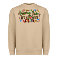 Mushroom christmas lights are my favorite color Heavyweight Sweatshirt - CowGirlArtShop