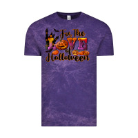 Cloud Purple For The Love Of Halloween Vintage Tee - RanaPortraitStore