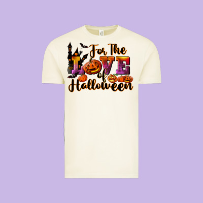 For The Love Of Halloween Vintage Tee Designed By Ranaportraitstore