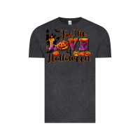 Vintage Black For The Love Of Halloween Vintage Tee - RanaPortraitStore