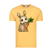 Vintage Mustard eastrt bunny carrot Vintage Tee - RanaPortraitStore