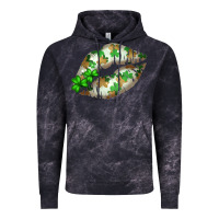 Cloud Black St. Patricks Day White Lips Vintage Hoodie - Bettercallsaul