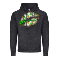 St. Patricks Day White Lips Vintage Hoodie | Teevron