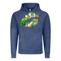 Vintage Denim St. Patricks Day White Lips Vintage Hoodie - Bettercallsaul