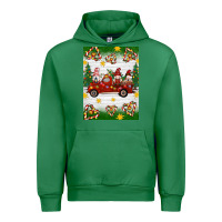 Emerald christmas gnomes truck Urban Hoodie - Artiststas