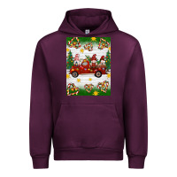 Mauve Wine christmas gnomes truck Urban Hoodie - Artiststas