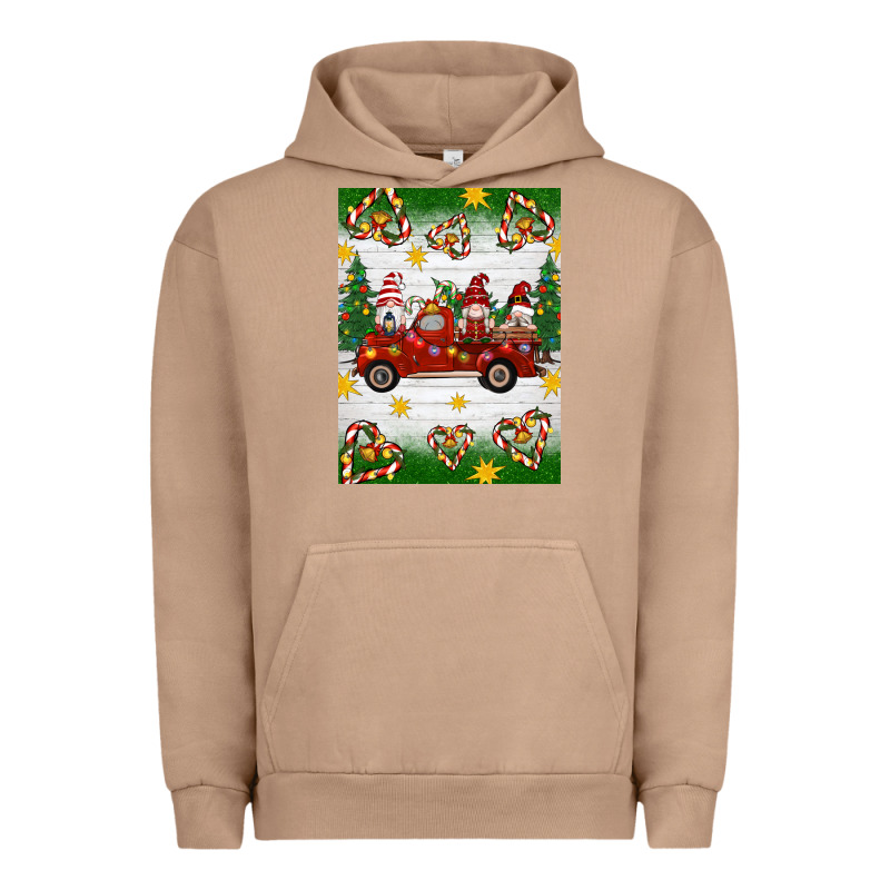 Christmas Gnomes Truck Urban Hoodie by Artiststas | Teevron