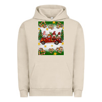 Pigment French Oak christmas gnomes truck Urban Hoodie - Artiststas
