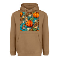 Toasted Coconut pumpkin and butterfly seamless pattern Heavyweight Hoodie - BundleAndBundleShop