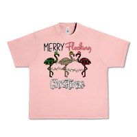 Salmon Merry Flocking Christmas Urban Heavy Tee - Bettercallsaul