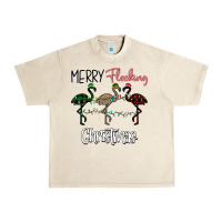 Sandshell Merry Flocking Christmas Urban Heavy Tee - Bettercallsaul