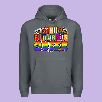 The Future Is Queer Premium Hoodie Designed By Fadigitalartstudio