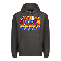 Smoke the future is queer Premium Hoodie - FaDigitalArtStudio