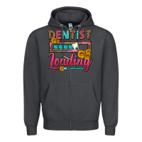 Smoke Dentist Loading With Coffee Mug Zipper Hoodie - FaDigitalArtStudio