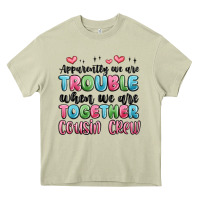 Mossy apparently we are trouble when we are together cou Heavy Core Tee - MaliasSmallBusiness