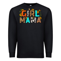 Black girl mama Premium Sweatshirt - LillyAllenDesigns