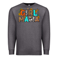 Charcoal Heather girl mama Premium Sweatshirt - LillyAllenDesigns
