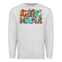 Dove Grey girl mama Premium Sweatshirt - LillyAllenDesigns
