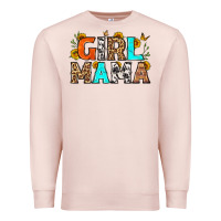 Pale Pink girl mama Premium Sweatshirt - LillyAllenDesigns