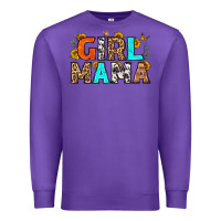 Purple girl mama Premium Sweatshirt - LillyAllenDesigns