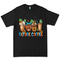 Black moody before coffee Premium Tee - MaliasSmallBusiness