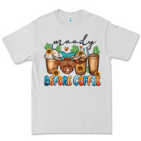Dove Grey moody before coffee Premium Tee - MaliasSmallBusiness