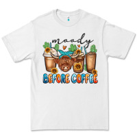 White moody before coffee Premium Tee - MaliasSmallBusiness