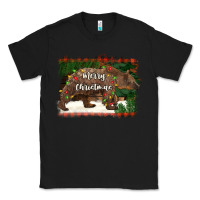 Black merry christmas bear Classic Tee - BarkalooDesign