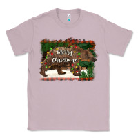Lilac merry christmas bear Classic Tee - BarkalooDesign