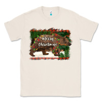 Natural merry christmas bear Classic Tee - BarkalooDesign