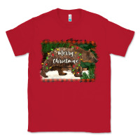 Red merry christmas bear Classic Tee - BarkalooDesign