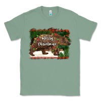 Sage merry christmas bear Classic Tee - BarkalooDesign
