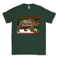 Sports Green merry christmas bear Classic Tee - BarkalooDesign