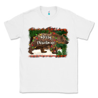 White merry christmas bear Classic Tee - BarkalooDesign