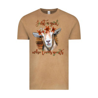 Vintage Camel Just a Girl Who Loves Goat Vintage Tee - Bettercallsaul