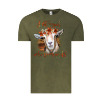 Vintage Olive Just a Girl Who Loves Goat Vintage Tee - Bettercallsaul