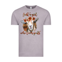 Vintage Zinc Just a Girl Who Loves Goat Vintage Tee - Bettercallsaul