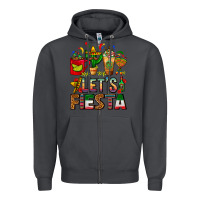 Smoke Let's Fiesta Mexico Coffee Cups With Cactus Zipper Hoodie - FaDigitalArtStudio
