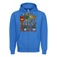 True Royal Let's Fiesta Mexico Coffee Cups With Cactus Zipper Hoodie - FaDigitalArtStudio