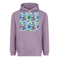 Lavender Science Teacher Seamless Pattern Heavyweight Hoodie - BundleAndBundleShop