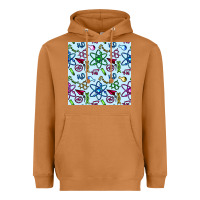 Meerkat Science Teacher Seamless Pattern Heavyweight Hoodie - BundleAndBundleShop