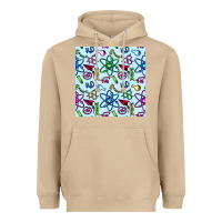 Mushroom Science Teacher Seamless Pattern Heavyweight Hoodie - BundleAndBundleShop